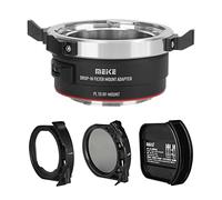 Meike PLTE-C VND Adaptateur d'objectif à Mise au Point Manuelle avec filtres ND Variables et UV Transparents pour objectifs de cinéma Arri PL-Mount vers appareils Photo Sony E A9 A7R4