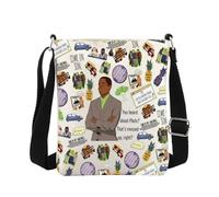 MEIKIUP P-sych Sac à bandoulière pour fans de la série télévisée Shawn and Gus Cadeau P-sych Ananas Cadeau de série TV Sac à bandoulière P-sych Cadeau comédie, P Tv Crossbody-uk, 21.5*17*4.6cm