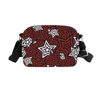 MEIKIUP Phantom Thieves Persona Merch Sac à main Motif étoiles rouges et noires, Stars Red Hb-uk, 24.5*18*8cm
