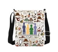 MEIKIUP Sac à bandoulière Aang & Prince Zuko & Sokka & Katara Yip Yip Appa Cadeau pour les fans de dessins animés ATLA, A Tv Crossbody-uk, 21.5*17*4.6cm