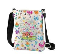 MEIKIUP Sac à bandoulière de film de dessin animé Magic Kingdom Cadeaux pour les amateurs de dessins animés Madrigal Family Gifts Magic Awaits You Travel Shoulder Bag, Magic Kingdom Crossbody-uk, 21.5