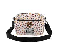 MEIKIUP Sac à bandoulière pompier - Cadeau pour femme - Cadeau de pompier - Look at Me Becoming a Firefighter - Sac fourre-tout à bandoulière, Pompier Hb-uk, 24.5*18*8cm