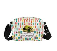 MEIKIUP Sac à bandoulière Rings Movie inspiré du film Fantasy Cadeau « That There's Some Good in This World » Sac à main à bandoulière L Ring Merch, R Movie Hb-uk, 24.5*18*8cm