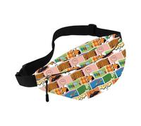 MEIKIUP Sac banane inspiré du film de dessin animé pour les fans de films de dessin animé, T Movie Wb-uk, L, Sacs banane