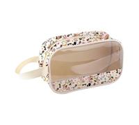 MEIKIUP Theater Gifts Trousse de maquillage transparente pour théâtre musical avec inscription « I Speak Fluent Broadway and Sarcasm Opera Thespian » Cadeau pour fan, Sac transparent pour théâtre