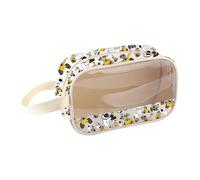 MEIKIUP Trousse de maquillage transparente pour couples avec inscription « Wall E and Eve Love » - Rien ne peut éteindre notre amour - Cadeaux de lune de miel, Robot Clear Bag-uk, Trousse de