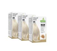 MEILAB - Coloration cheveux sans ammoniaque - Lot de 3 unitès - Blonde super clair #10