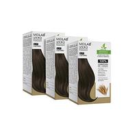 MEILAB - Coloration cheveux sans ammoniaque - Lot de 3 unitès - Tabac brun clair #5-77