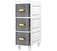 MEILISHAOMEI Armoire d'angle étroite de salle de bain de 3/4/5/6 niveaux, 17,8 cm de large, armoire de rangement étroite pour papier toilette, armoire de rangement pour salle de bain, buanderie