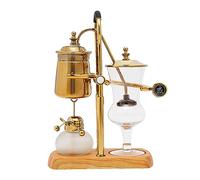 meiliwmlo Cafetière à siphon en verre doré sous vide Matériaux de haute qualité Infusion créative Aspect élégant Taille moyenne Excellent filtrage Convient pour les cuisines privées Coffee Shops