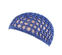 Meiliyizu Bonnet au crochet, chapeau pull fait à la main, style cloche tissé à la main, chapeau creux pour festival de musique, style cloche simple, bonnet tricoté