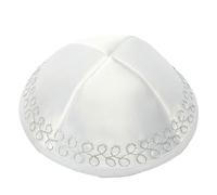 Meiliyizu Chapeau juif brodé pour adulte - Respirant - Kippa national israélien - Bonnet Yarmulke - Bonnet traditionnel juif