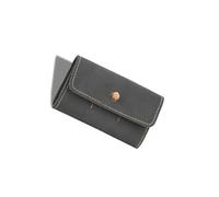 Meiliyizu Compacts Sac de médiator de guitare en cuir synthétique pour le voyage et l'utilisation quotidienne, gris