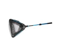 Meiliyizu Filet de pêche compact avec cadre en aluminium léger - Pochettes de rangement pour pêche triangulaire en eau douce et salée