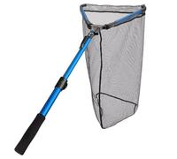 Meiliyizu Filet de pêche compact avec cadre en aluminium léger - Pochettes de rangement pour pêche triangulaire en eau douce et salée