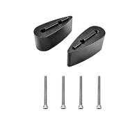 Meiliyizu Guidon en fibres de carbone pour élévations - Cales de cyclisme confortables - Ajusteurs de position - Accessoires de vélo - Guidon - Réglage de la hauteur - Entretoises