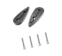 Meiliyizu Guidon en fibres de carbone pour élévations - Cales de cyclisme confortables - Ajusteurs de position - Accessoires de vélo - Guidon - Réglage de la hauteur - Entretoises
