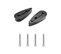 Meiliyizu Guidon en fibres de carbone pour élévations - Cales de cyclisme confortables - Ajusteurs de position - Accessoires de vélo - Guidon - Réglage de la hauteur - Entretoises