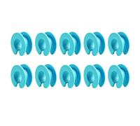 Meiliyizu Lot de 10 crochets fixes en silicone coupe-vent pour intérieur et extérieur