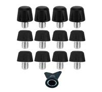 Meiliyizu Lot de 12 crampons de football à filetage de 6 mm pour entraînement et compétition