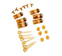 Meiliyizu Lot de 24 protections de bas de ligne à changement rapide en silicone pour équipement de pêche ABS