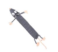 Meiliyizu Marque-pages en crochet en forme d'animal tricoté à la main - Cadeau de lecture pour enfant, étudiant, amateur de livres