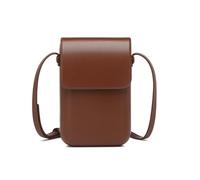 Meiliyizu Sac à bandoulière tendance pour téléphone portable en cuir synthétique - Petit sac à main pour tous les jours - Bandoulière verticale pour homme - Petit sac à main pour les trajets