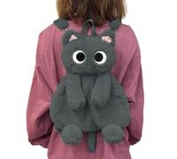 Meiliyizu Sac à dos en peluche chat 3D - Sac à dos en peluche de dessin animé - Sac à bandoulière doux et confortable pour enfants et filles - Cadeau pour usage quotidien - Sac à bandoulière pour