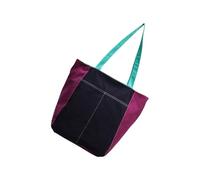 Meiliyizu Sac d'école pour étudiants, grande capacité, sac à bandoulière avec poignée sur le dessus, sac à main élégant en nylon pour femme, grande capacité, école, shopping, violet, One Size