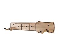 Meiliyizu Support mural pour guitare en bois réglable pour plusieurs types de cordes Organiseur en forme de tête
