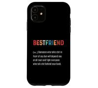 Meilleur Ami Mot Definiton Meilleur Ami pour Toujours BFF Coque pour iPhone 11