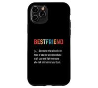 Meilleur Ami Mot Definiton Meilleur Ami pour Toujours BFF Coque pour iPhone 11 Pro