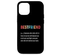 Meilleur Ami Mot Definiton Meilleur Ami pour Toujours BFF Coque pour iPhone 12/12 Pro