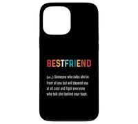Meilleur Ami Mot Definiton Meilleur Ami pour Toujours BFF Coque pour iPhone 13 Pro Max