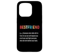Meilleur Ami Mot Definiton Meilleur Ami pour Toujours BFF Coque pour iPhone 15 Pro