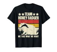 Meilleur art de blaireau de miel pour hommes et femmes Ratel Honey Badger Lover T-Shirt
