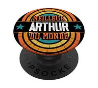 Meilleur Arthur du monde - Drôle de nom Arthur PopSockets PopGrip Interchangeable