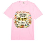 Meilleur Cadeau de départ à la Retraite, Toujours Plus de Chiens, Moins de réunions, propriétaire de Chien Comfort Colors Adult Heavyweight T-Shirt