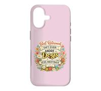 Meilleur Cadeau de départ à la Retraite, Toujours Plus de Chiens, Moins de réunions, propriétaire de Chien Coque pour iPhone 17