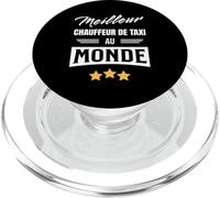 Meilleur Chauffeur De Taxi Au Monde Cadeau Humour Taxi PopSockets PopGrip pour MagSafe