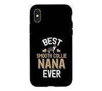Meilleur Chien de Compagnie Mignon Smooth Collie Nana Coque pour iPhone X/XS