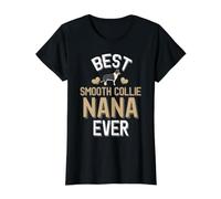 Meilleur Chien de Compagnie Mignon Smooth Collie Nana T-Shirt Graphique avec Valeur