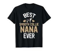 Meilleur Chien de Compagnie Mignon Smooth Collie Nana T-Shirt Graphique avec Valeur