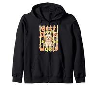 Meilleur Chien du Monde: Mignon Amusant Lhasa Apso Chiot Kawaii Sweat à Capuche