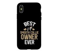 Meilleur Chien Mignon propriétaire de Collie Lisse Coque pour iPhone X/XS