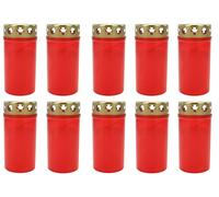 Meilleur choix de feu funéraire n°3 rouge avec , rouge, Lot de 10