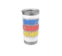 Meilleur Cinna de tous les temps - Nom drôle de Cinna Cinna Gobelet isotherme en acier inoxydable double paroi