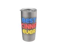 Meilleur Cinna de tous les temps - Nom drôle de Cinna Cinna Gobelet isotherme en acier inoxydable double paroi