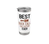 Meilleur collectionneur de Duck Call de tous les temps : un mignon amateur de canard Gobelet isotherme en acier inoxydable double paroi