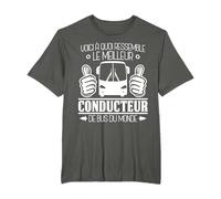 Meilleur Conducteur de Bus du monde Chauffeur Cadeau Autobus T-Shirt